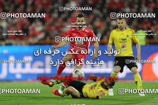 1443515, Tehran, , لیگ برتر فوتبال ایران، Persian Gulf Cup، Week 27، Second Leg، Persepolis 0 v 0 Sepahan on 2019/04/26 at Azadi Stadium