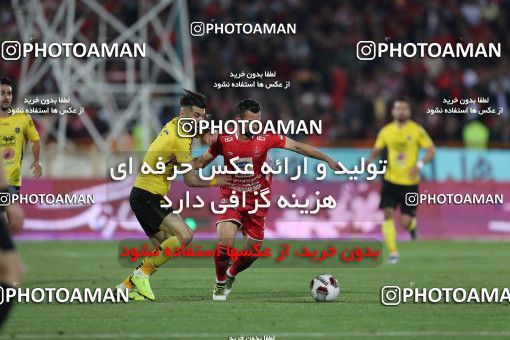1443533, Tehran, , لیگ برتر فوتبال ایران، Persian Gulf Cup، Week 27، Second Leg، Persepolis 0 v 0 Sepahan on 2019/04/26 at Azadi Stadium