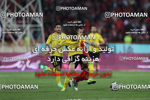 1443559, Tehran, , لیگ برتر فوتبال ایران، Persian Gulf Cup، Week 27، Second Leg، Persepolis 0 v 0 Sepahan on 2019/04/26 at Azadi Stadium