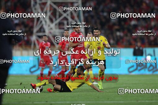 1443561, Tehran, , لیگ برتر فوتبال ایران، Persian Gulf Cup، Week 27، Second Leg، Persepolis 0 v 0 Sepahan on 2019/04/26 at Azadi Stadium