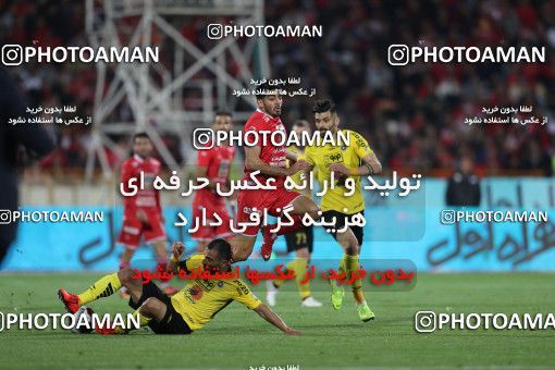 1443512, Tehran, , لیگ برتر فوتبال ایران، Persian Gulf Cup، Week 27، Second Leg، Persepolis 0 v 0 Sepahan on 2019/04/26 at Azadi Stadium