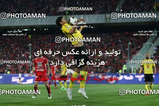 1443562, Tehran, , لیگ برتر فوتبال ایران، Persian Gulf Cup، Week 27، Second Leg، Persepolis 0 v 0 Sepahan on 2019/04/26 at Azadi Stadium