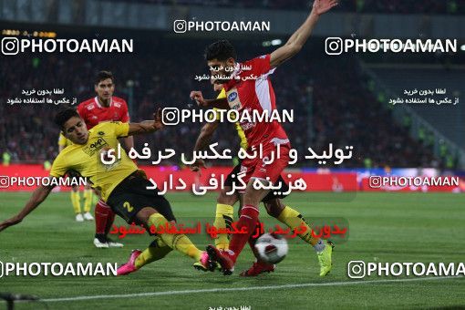 1443617, Tehran, , لیگ برتر فوتبال ایران، Persian Gulf Cup، Week 27، Second Leg، Persepolis 0 v 0 Sepahan on 2019/04/26 at Azadi Stadium