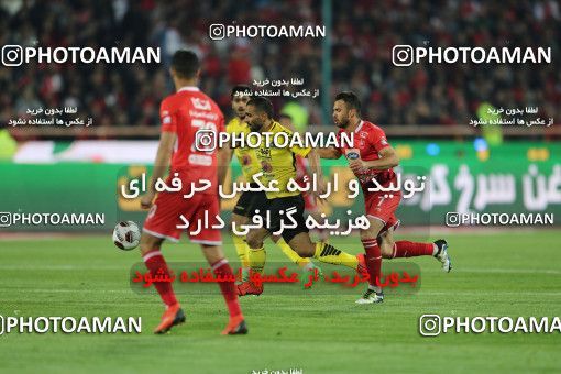 1443643, Tehran, , لیگ برتر فوتبال ایران، Persian Gulf Cup، Week 27، Second Leg، Persepolis 0 v 0 Sepahan on 2019/04/26 at Azadi Stadium