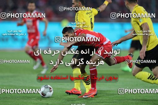 1443680, Tehran, , لیگ برتر فوتبال ایران، Persian Gulf Cup، Week 27، Second Leg، Persepolis 0 v 0 Sepahan on 2019/04/26 at Azadi Stadium