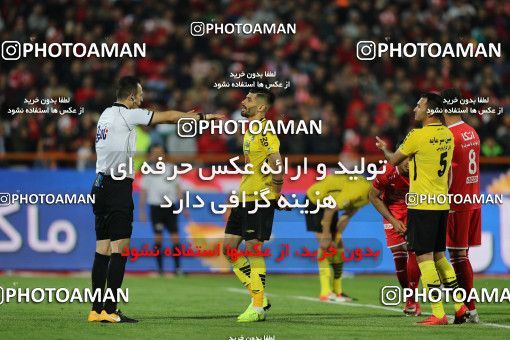 1443603, Tehran, , لیگ برتر فوتبال ایران، Persian Gulf Cup، Week 27، Second Leg، Persepolis 0 v 0 Sepahan on 2019/04/26 at Azadi Stadium