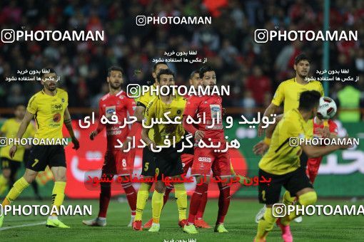1443671, Tehran, , لیگ برتر فوتبال ایران، Persian Gulf Cup، Week 27، Second Leg، Persepolis 0 v 0 Sepahan on 2019/04/26 at Azadi Stadium