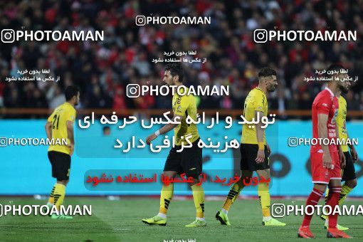 1443608, Tehran, , لیگ برتر فوتبال ایران، Persian Gulf Cup، Week 27، Second Leg، Persepolis 0 v 0 Sepahan on 2019/04/26 at Azadi Stadium