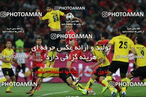 1443627, Tehran, , لیگ برتر فوتبال ایران، Persian Gulf Cup، Week 27، Second Leg، Persepolis 0 v 0 Sepahan on 2019/04/26 at Azadi Stadium