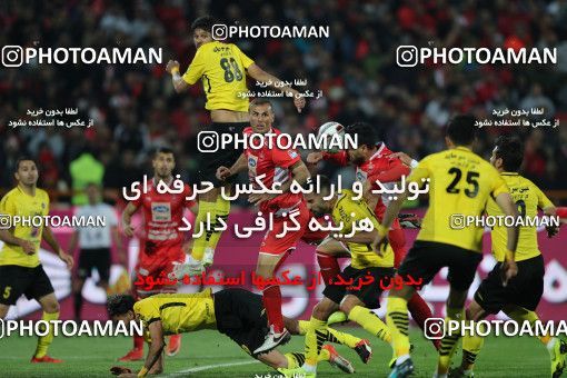 1443615, Tehran, , لیگ برتر فوتبال ایران، Persian Gulf Cup، Week 27، Second Leg، Persepolis 0 v 0 Sepahan on 2019/04/26 at Azadi Stadium
