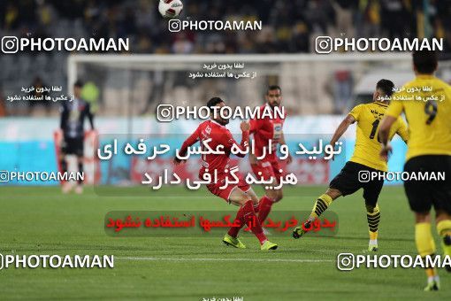 1443742, Tehran, , لیگ برتر فوتبال ایران، Persian Gulf Cup، Week 27، Second Leg، Persepolis 0 v 0 Sepahan on 2019/04/26 at Azadi Stadium