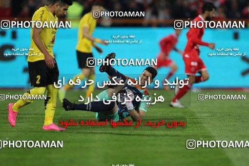 1443768, Tehran, , لیگ برتر فوتبال ایران، Persian Gulf Cup، Week 27، Second Leg، Persepolis 0 v 0 Sepahan on 2019/04/26 at Azadi Stadium