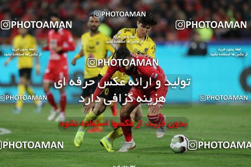 1443720, Tehran, , لیگ برتر فوتبال ایران، Persian Gulf Cup، Week 27، Second Leg، Persepolis 0 v 0 Sepahan on 2019/04/26 at Azadi Stadium