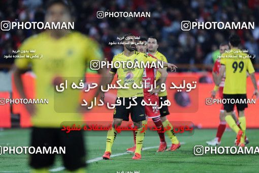 1443733, Tehran, , لیگ برتر فوتبال ایران، Persian Gulf Cup، Week 27، Second Leg، Persepolis 0 v 0 Sepahan on 2019/04/26 at Azadi Stadium