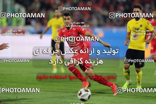 1443713, Tehran, , لیگ برتر فوتبال ایران، Persian Gulf Cup، Week 27، Second Leg، Persepolis 0 v 0 Sepahan on 2019/04/26 at Azadi Stadium