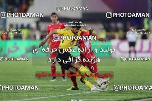 1443704, Tehran, , لیگ برتر فوتبال ایران، Persian Gulf Cup، Week 27، Second Leg، Persepolis 0 v 0 Sepahan on 2019/04/26 at Azadi Stadium