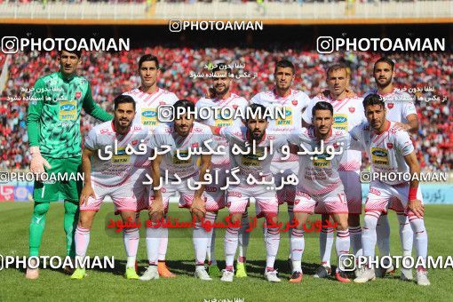 1446566, Tabriz, , لیگ برتر فوتبال ایران، Persian Gulf Cup، Week 28، Second Leg، Tractor Sazi 1 v 1 Persepolis on 2019/05/01 at Yadegar-e Emam Stadium