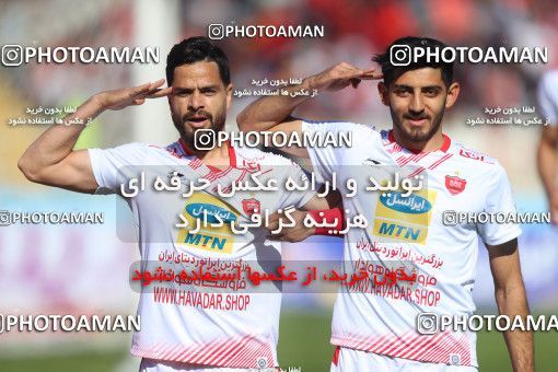 1446555, Tabriz, , لیگ برتر فوتبال ایران، Persian Gulf Cup، Week 28، Second Leg، Tractor Sazi 1 v 1 Persepolis on 2019/05/01 at Yadegar-e Emam Stadium