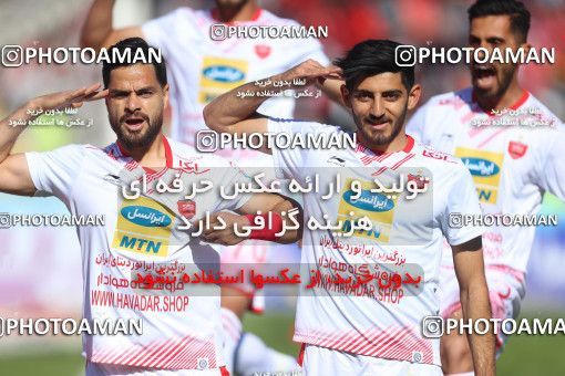 1446584, Tabriz, , لیگ برتر فوتبال ایران، Persian Gulf Cup، Week 28، Second Leg، Tractor Sazi 1 v 1 Persepolis on 2019/05/01 at Yadegar-e Emam Stadium