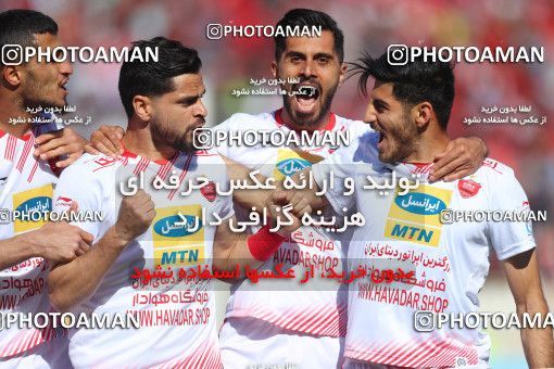 1446558, Tabriz, , لیگ برتر فوتبال ایران، Persian Gulf Cup، Week 28، Second Leg، Tractor Sazi 1 v 1 Persepolis on 2019/05/01 at Yadegar-e Emam Stadium