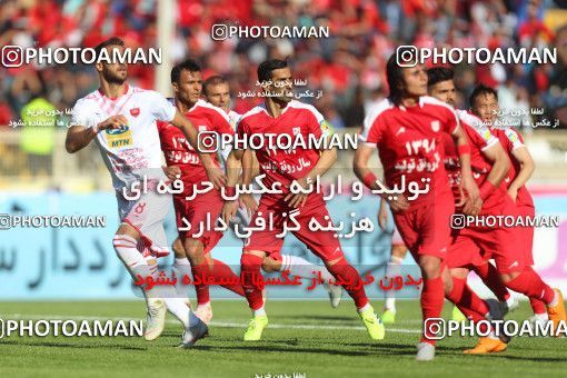 1446621, Tabriz, , لیگ برتر فوتبال ایران، Persian Gulf Cup، Week 28، Second Leg، Tractor Sazi 1 v 1 Persepolis on 2019/05/01 at Yadegar-e Emam Stadium