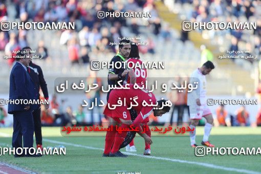 1446662, Tabriz, , لیگ برتر فوتبال ایران، Persian Gulf Cup، Week 28، Second Leg، Tractor Sazi 1 v 1 Persepolis on 2019/05/01 at Yadegar-e Emam Stadium