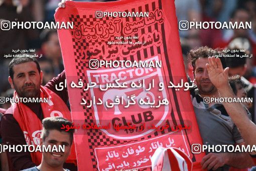 1399250, Tabriz, , لیگ برتر فوتبال ایران، Persian Gulf Cup، Week 28، Second Leg، Tractor Sazi 1 v 1 Persepolis on 2019/05/01 at Yadegar-e Emam Stadium