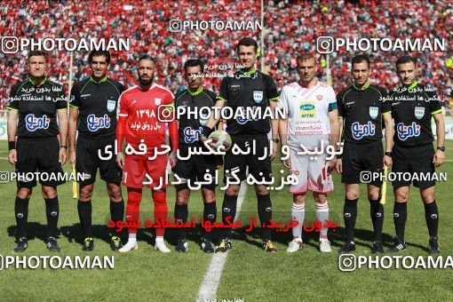 1399615, Tabriz, , لیگ برتر فوتبال ایران، Persian Gulf Cup، Week 28، Second Leg، Tractor Sazi 1 v 1 Persepolis on 2019/05/01 at Yadegar-e Emam Stadium