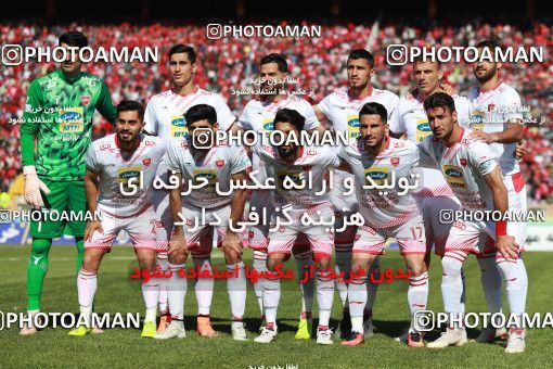 1399606, Tabriz, , لیگ برتر فوتبال ایران، Persian Gulf Cup، Week 28، Second Leg، Tractor Sazi 1 v 1 Persepolis on 2019/05/01 at Yadegar-e Emam Stadium
