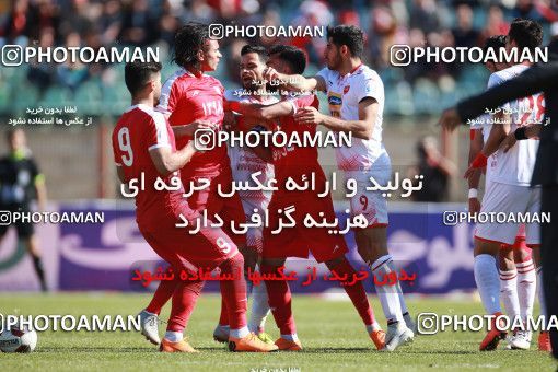 1399511, Tabriz, , لیگ برتر فوتبال ایران، Persian Gulf Cup، Week 28، Second Leg، Tractor Sazi 1 v 1 Persepolis on 2019/05/01 at Yadegar-e Emam Stadium