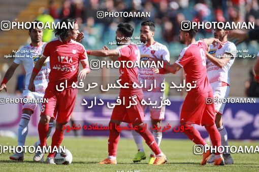 1399508, Tabriz, , لیگ برتر فوتبال ایران، Persian Gulf Cup، Week 28، Second Leg، Tractor Sazi 1 v 1 Persepolis on 2019/05/01 at Yadegar-e Emam Stadium