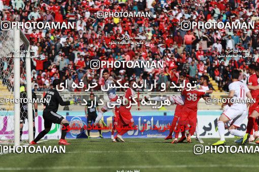 1399647, Tabriz, , لیگ برتر فوتبال ایران، Persian Gulf Cup، Week 28، Second Leg، Tractor Sazi 1 v 1 Persepolis on 2019/05/01 at Yadegar-e Emam Stadium