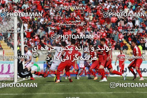 1399655, Tabriz, , لیگ برتر فوتبال ایران، Persian Gulf Cup، Week 28، Second Leg، Tractor Sazi 1 v 1 Persepolis on 2019/05/01 at Yadegar-e Emam Stadium