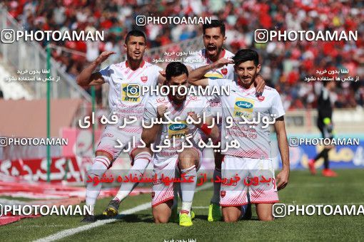 1399584, Tabriz, , لیگ برتر فوتبال ایران، Persian Gulf Cup، Week 28، Second Leg، Tractor Sazi 1 v 1 Persepolis on 2019/05/01 at Yadegar-e Emam Stadium
