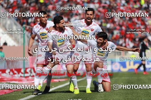 1399588, Tabriz, , لیگ برتر فوتبال ایران، Persian Gulf Cup، Week 28، Second Leg، Tractor Sazi 1 v 1 Persepolis on 2019/05/01 at Yadegar-e Emam Stadium