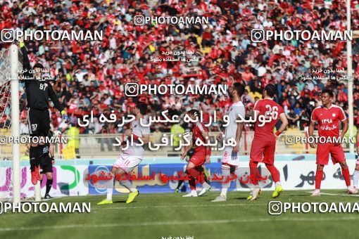 1399512, Tabriz, , لیگ برتر فوتبال ایران، Persian Gulf Cup، Week 28، Second Leg، Tractor Sazi 1 v 1 Persepolis on 2019/05/01 at Yadegar-e Emam Stadium