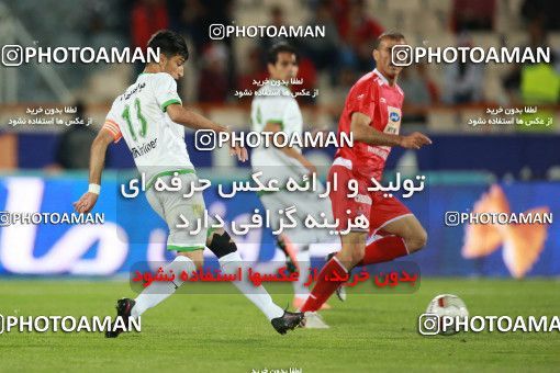 1403934, Tehran, , لیگ برتر فوتبال ایران، Persian Gulf Cup، Week 29، Second Leg، Persepolis 1 v 1 Gostaresh Foulad Tabriz on 2019/05/11 at Azadi Stadium