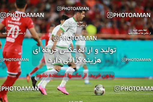 1403937, Tehran, , لیگ برتر فوتبال ایران، Persian Gulf Cup، Week 29، Second Leg، Persepolis 1 v 1 Gostaresh Foulad Tabriz on 2019/05/11 at Azadi Stadium