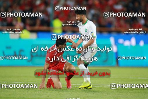 1403905, Tehran, , لیگ برتر فوتبال ایران، Persian Gulf Cup، Week 29، Second Leg، Persepolis 1 v 1 Gostaresh Foulad Tabriz on 2019/05/11 at Azadi Stadium