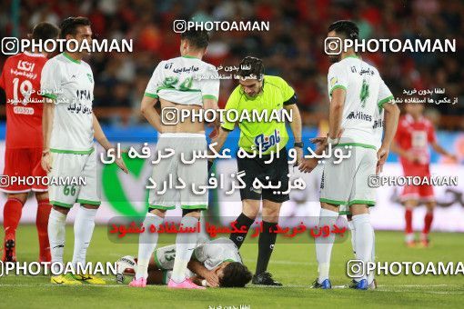 1403824, Tehran, , لیگ برتر فوتبال ایران، Persian Gulf Cup، Week 29، Second Leg، Persepolis 1 v 1 Gostaresh Foulad Tabriz on 2019/05/11 at Azadi Stadium