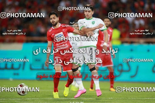 1403695, Tehran, , لیگ برتر فوتبال ایران، Persian Gulf Cup، Week 29، Second Leg، Persepolis 1 v 1 Gostaresh Foulad Tabriz on 2019/05/11 at Azadi Stadium