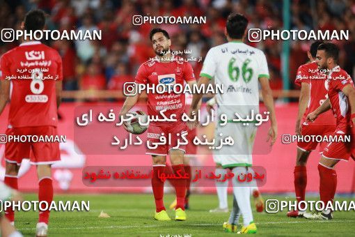 1403569, Tehran, , لیگ برتر فوتبال ایران، Persian Gulf Cup، Week 29، Second Leg، Persepolis 1 v 1 Gostaresh Foulad Tabriz on 2019/05/11 at Azadi Stadium