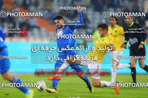 1405599, Tehran, Iran, لیگ برتر فوتبال ایران، Persian Gulf Cup، Week 14، First Leg، Esteghlal 3 v 0 Sanat Naft Abadan on 2018/11/29 at Azadi Stadium