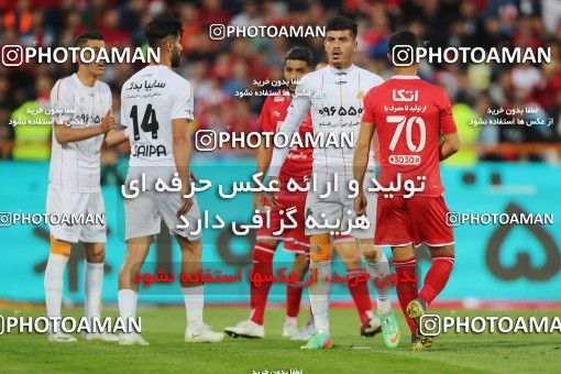1414387, Tehran, , لیگ برتر فوتبال ایران، Persian Gulf Cup، Week 25، Second Leg، Persepolis 3 v 2 Saipa on 2019/04/13 at Azadi Stadium