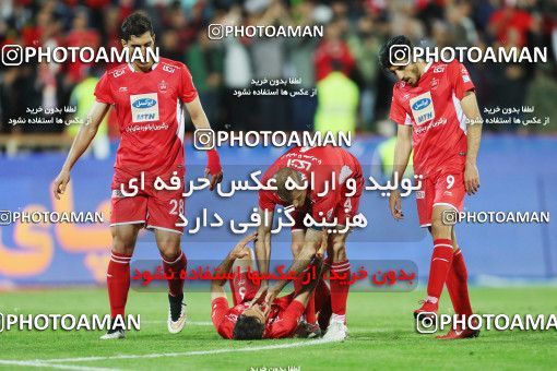 1414354, Tehran, , لیگ برتر فوتبال ایران، Persian Gulf Cup، Week 25، Second Leg، Persepolis 3 v 2 Saipa on 2019/04/13 at Azadi Stadium