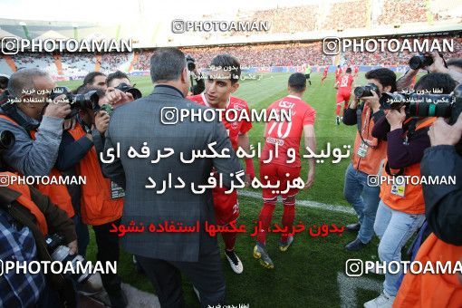 1407584, Tehran, , لیگ برتر فوتبال ایران، Persian Gulf Cup، Week 25، Second Leg، Persepolis 3 v 2 Saipa on 2019/04/13 at Azadi Stadium
