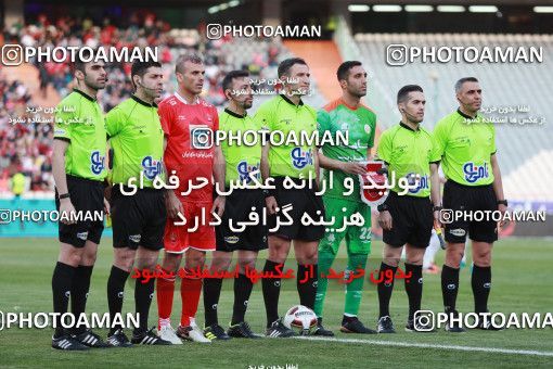 1407482, Tehran, , لیگ برتر فوتبال ایران، Persian Gulf Cup، Week 25، Second Leg، Persepolis 3 v 2 Saipa on 2019/04/13 at Azadi Stadium