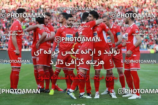 1407688, Tehran, , لیگ برتر فوتبال ایران، Persian Gulf Cup، Week 25، Second Leg، Persepolis 3 v 2 Saipa on 2019/04/13 at Azadi Stadium