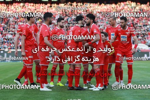 1407608, Tehran, , لیگ برتر فوتبال ایران، Persian Gulf Cup، Week 25، Second Leg، Persepolis 3 v 2 Saipa on 2019/04/13 at Azadi Stadium