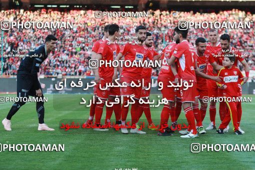 1407704, Tehran, , لیگ برتر فوتبال ایران، Persian Gulf Cup، Week 25، Second Leg، Persepolis 3 v 2 Saipa on 2019/04/13 at Azadi Stadium